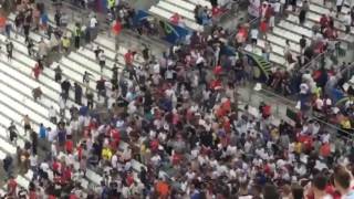 Hooligan riot after Russia vs. England (Euro 2016 - Clashes | England - Russia)