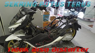 Honda PCX 150 Lokal tidak bisa starter