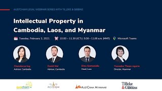 [EN] Intellectual Property in Cambodia, Laos and Myanmar