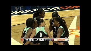 New York Liberty vs Connecticut Sun 2017 WNBA (Aug 18)