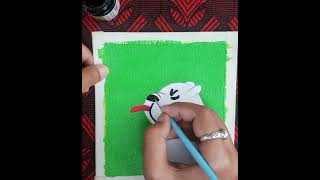 ||cute canvas painting|| #viral #art#viral#shortvideo#viralvideo#art#canvas# acrylicpainting#art#