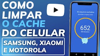 DE UMA VEZ SÓ! COMO LIMPAR O CACHE do CELULAR ANDROID (SAMSUNG, MOTOROLA e XIAOMI) 2022