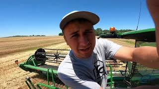 Finishing up wheat harvest little by little