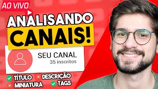 Analisando seu Canal do YouTube! Ganhe inscritos e views com dicas incríveis! @rushcreators