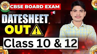 Latest CBSE Datesheet 🔥🔥 Update || Class 10 & Class 12 🔥🔥Board Practicals #shorts