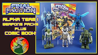 Final Faction Accessory Packs and Comic Book review