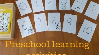 Preschool learning activities