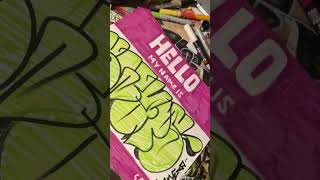 Hello my name is sketch #graffiti #graff #throwie #tagging #tag #swaps #posca #molotow #shorts #art