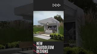 Open Plan Mausoleum Modern Simple