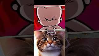 Pobaby Halloween Cards  #short #catvideos #trollcat3