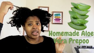 Homemade Detangler Aloe Vera | FOR DRY HAIR | Best Prepoo