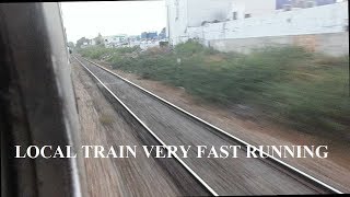 Karachi Local Train GMU-30 fast accelerating just after Drigh Road Departure