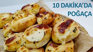 10 DAKİKADA POĞAÇA | MAYASIZ POĞAÇA