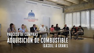 Proceso de Compra de Combustible Gasoil a Granel