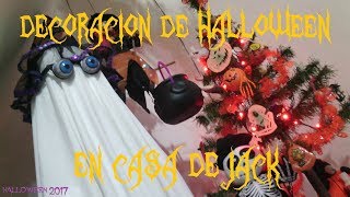 Decoración en casa de Jack | Halloween 2017