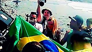 ,9/15/17  BRAZILIAN, SILVANA LIMA, AFTER WINNING SWATCH TRESTLES WSL PRO SURFING CONTEST