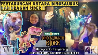 Pertarungan antara dinosaurus 🦖 dan 🐉 dragon rider ❗❗❗ || dinoxscape【4K】