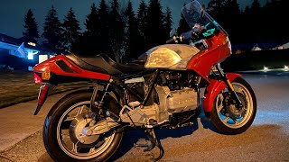 1987 BMW K75s is back on the road