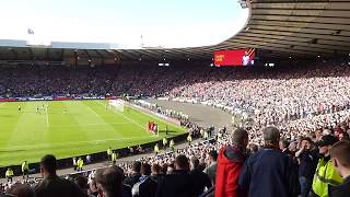 FROM THE STAND: Harry Kane's equaliser for England away to Scotland