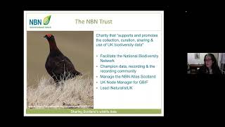 Using the NBN Atlas Scotland to inform Species Recording - Sophia Ratcliffe