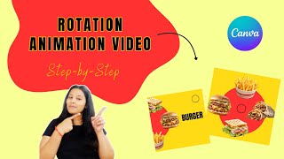 How to create Rotating Product Animation Video in Canva.