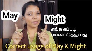 May and Might Difference | Spoken English in Tamil | Free spoken English class