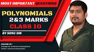 "Polynomial Powerhouse: Live Classes for Class 10 CBSE - Nailing 2 & 3 Mark Questions"