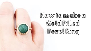 How to Make a Gold Filled Bezel Setting From Start to End