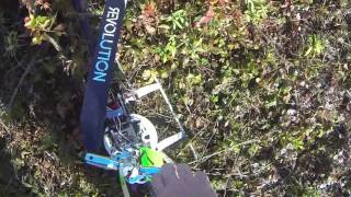 Blade 550X Pro RC Heli - First Flight Ends Bad With a Hard Crash