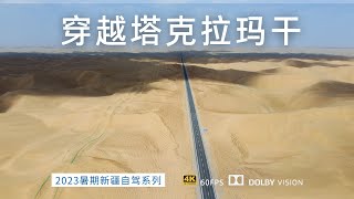 南疆大环线 穿越塔漠 第三条沙漠公路 尉且沙漠公路