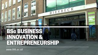 BSc Business Innovation Entrepreneurship