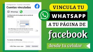 Como vincular tu WhatsApp a tu página de Facebook desde tu celular