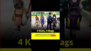 4 Kids 4 Bag #viral #shorts #motivation #youtubeshorts #viralvideo