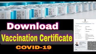 How To Download Covid Vaccination Certificate |RAJ Updates|