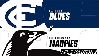 EDDIE EDDIE EDDIE! - AFL Evolution 2: Carlton Vs. Collingwood - UNBELEIVIBLE FINAL MOMENTS!