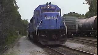 Conrail freight train OIBU | SD-50's  #6829 & #6806 | Southern Tier | Campbell Hall & Port Jervis NY