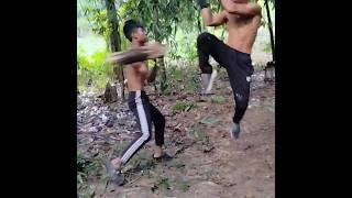 Tony Jaa fight the villager boy.#sorts #fight #thevillagerboy