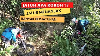 JATUH APA ROBOH !! Jalur ini Bikin Motor Hancur