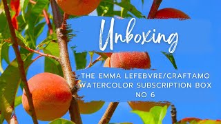 Unboxing Emma LefebvreCraftamo Watercolor Box no 6