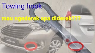 Penggunaan towing hook pada avanzaxenia