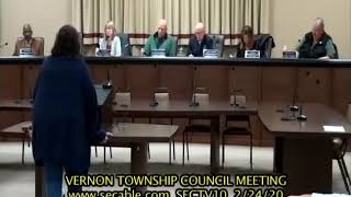 Vernon Township Council 2 24 20