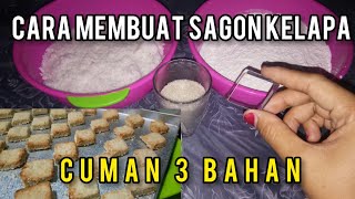 CARA MEMBUAT KUE SAGON KELAPA