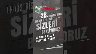 Avrasya Ambalaj Fuarında Sizleri Bekliyoruz SALON NO:11A STANT NO: 1156B #shortsvideo #shortsyoutube