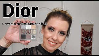 Dior Universal Neutrals palette look