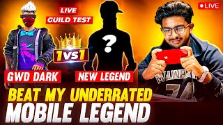 🤬DEFEAT MY😱NEW MOBILE LEGEND🔥GWDxDARK 😎 H@CKER GAMEPLAY🤬- WIN & JOIN GUILD FREE FIRE IN TELUGU ❤️🛑