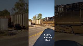 AC44CM Pair Distributed Power on Loaded NS Coal Train #ac44c6m @CameraBryan #norfolksouthern #ns #dp