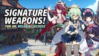 Supports With Signature Weapons! | Genshin Signature Weapons Episode 2