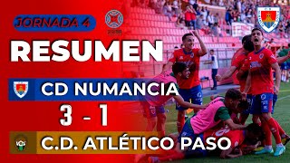 Resumen C.D. Numancia | 3-1 | C.D. Atlético Paso J.4 -24 septiembre 2003-