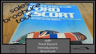 Brochure Tour: 1981 Ford Escort Introductory Brochure