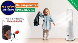 Thu âm khai trương siêu thị máy lọc không khí quạt hút mùi ULTTY HCM